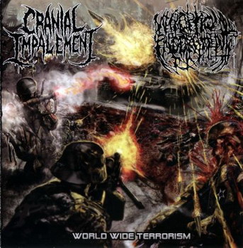 Cranial Impalement / Necroptic Engorgement - World Wide Terrorism. Split